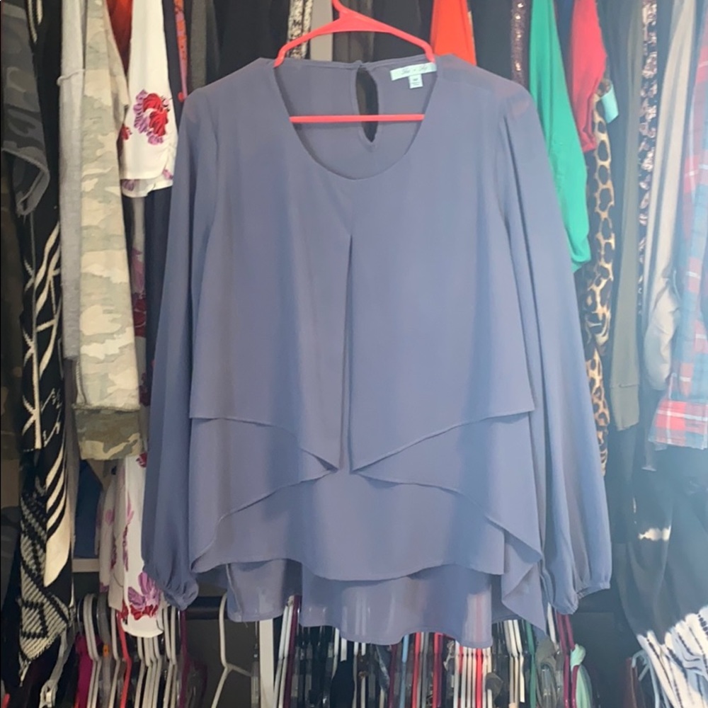M She + Sky Blouse